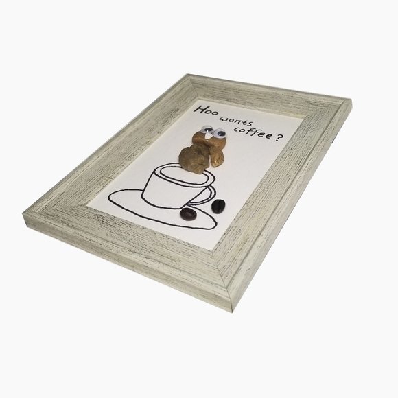 Pebble Art – Who Wants Coffee - Picture 3 of 5